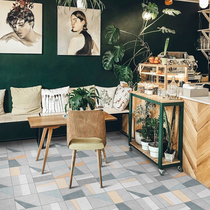 Moroccan tiles Balcony Bathroom floor tiles Kitchen tiles Courtyard Restaurant wall tiles Retro Nordic style