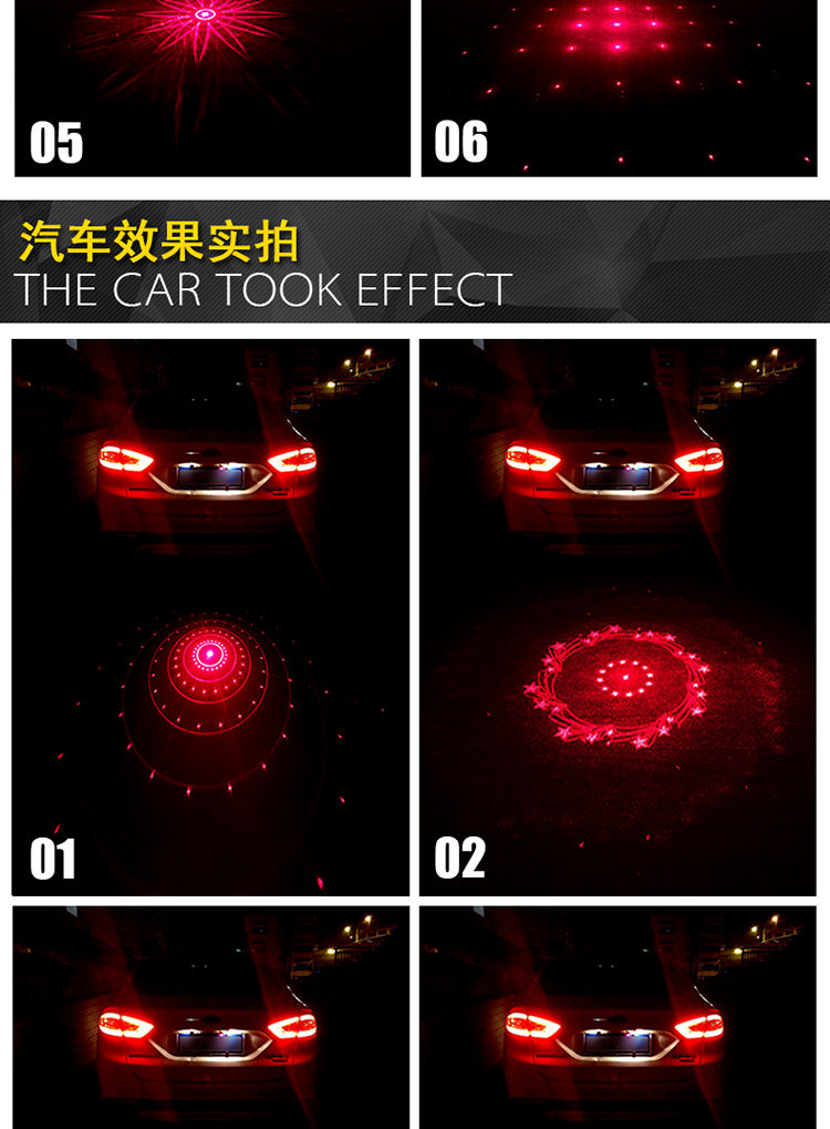 Xe máy WISP Xe điện Ô tô LED Khung gầm Ánh sáng Tái trang bị Laser đuổi theo Ánh sáng sương mù Trang trí Đèn phanh đèn led bma h4