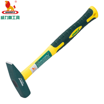 Power lion (wynns) household steel hammer fiberglass handle fitter hammer nail hammer TPR handle claw hammer