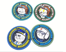 China Air Force Civil Aviation navigable pilot arm Chapter Chest Chapter Flight Meow Flight Cat Air Morale Badge Embroidery Cloth Patch