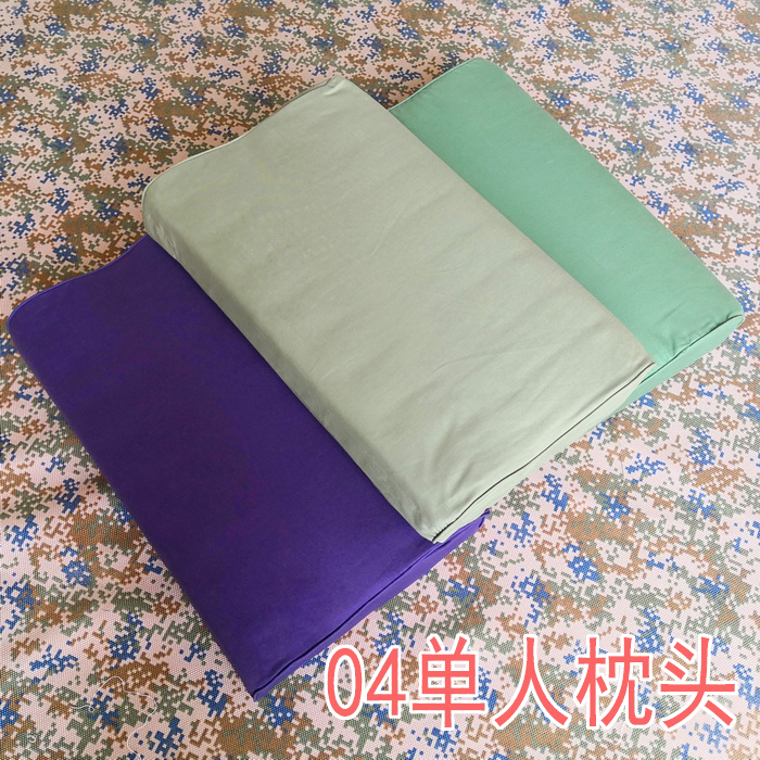 Inventory new 04 pillow green single sea pillow hard pillow space pillow back round back cervical pillow wave pillow