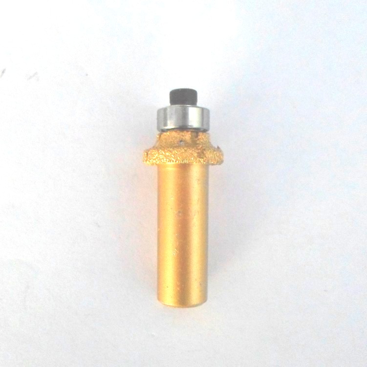 Woodworking carving big gong machine 12 7mm shank R3 quartz stone countertop front edge rounding cutter head