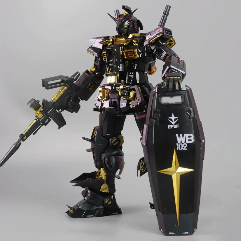 В наличии с бесплатной доставкой Тайпан PGU Хамелеон Юанжу 1/60 RX-78-2 моделирующая поляризованная краска лимитированная сборка