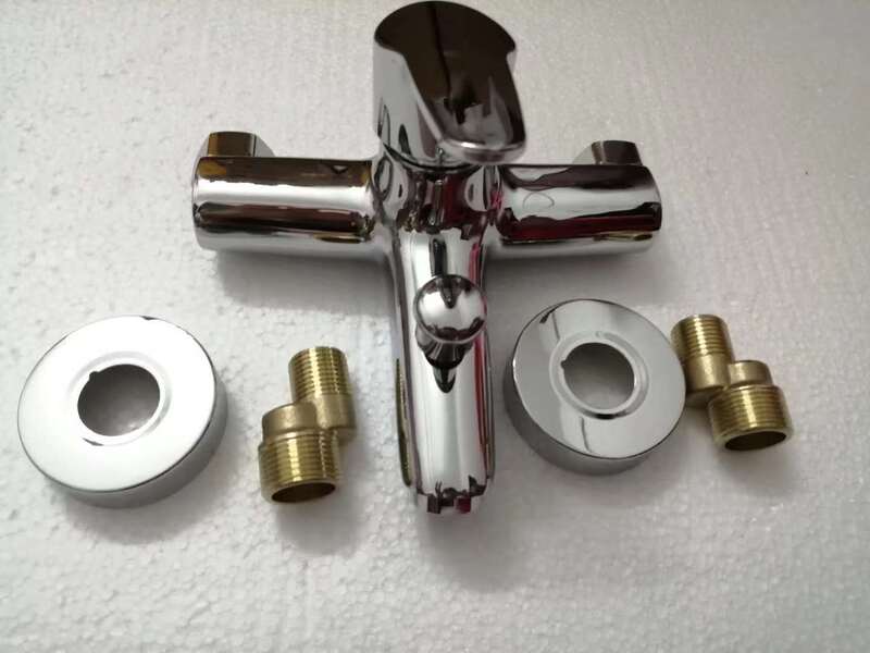 Hanting 2.0 Shower Faucet Single Handle Double Hole Shower Set Hanting Hotel Bathroom Triple Faucet Explosion-Proof Tube