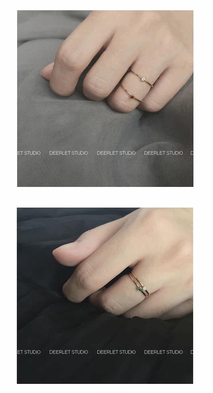 Bague Femme OTHER   en Zircon naturel - Ref 3087435 Image 12