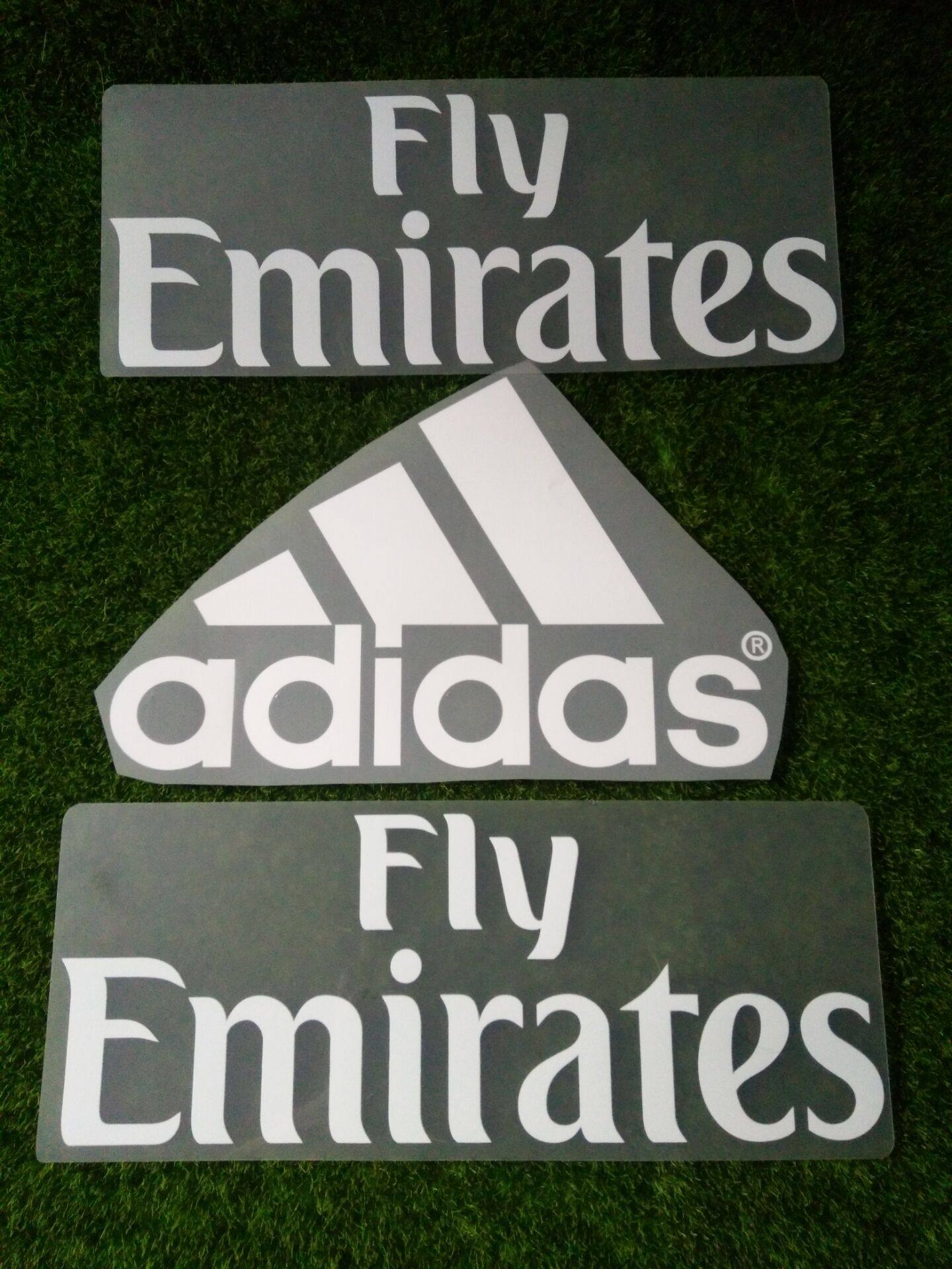 2019 Real Madrid training suit Sponsored chest flower Fly Emirates full sponsorship of thermal transfer arms Chapter Inprint-Taobao