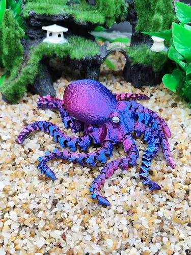 Печать, рыбки, аквариум, фигурка, декор, 3D, подвижный сустав