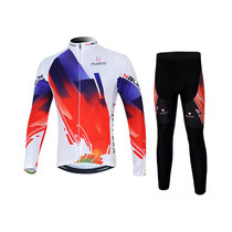 Foreign trade quality Spring-autumn-style long sleeve warm riding suit Team version Catch Rivet Riding Suit Jacket Riding Long Pants