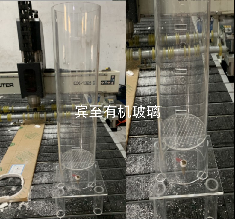 Acrylic Earth Column Instrument Soil Percolation Experimental Device Seepage Horse's Bottle Soil Test Water Treatment Equipment Customisation