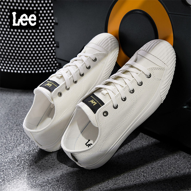 Lee canvas shoes men's low-top 2024 summer new casual retro men's shoes one-leg sneakers trendy brand shoes for men