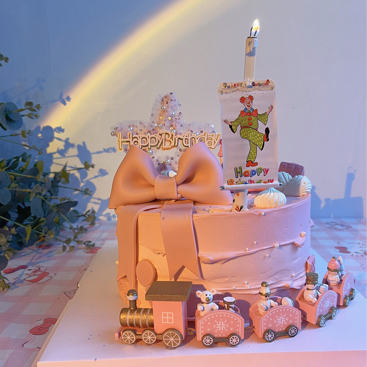 Surprise Clown Birthday Candle Clown Candle Clown Candle Whole Candle Birthday Party Cake Creative Sue White Surprise Props