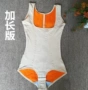 Mùa thu và mùa đông màu cotton dày cộng với nhung tam giác Xiêm body định hình đồ lót nữ giảm béo thoáng khí cộng với đoạn dài do lot