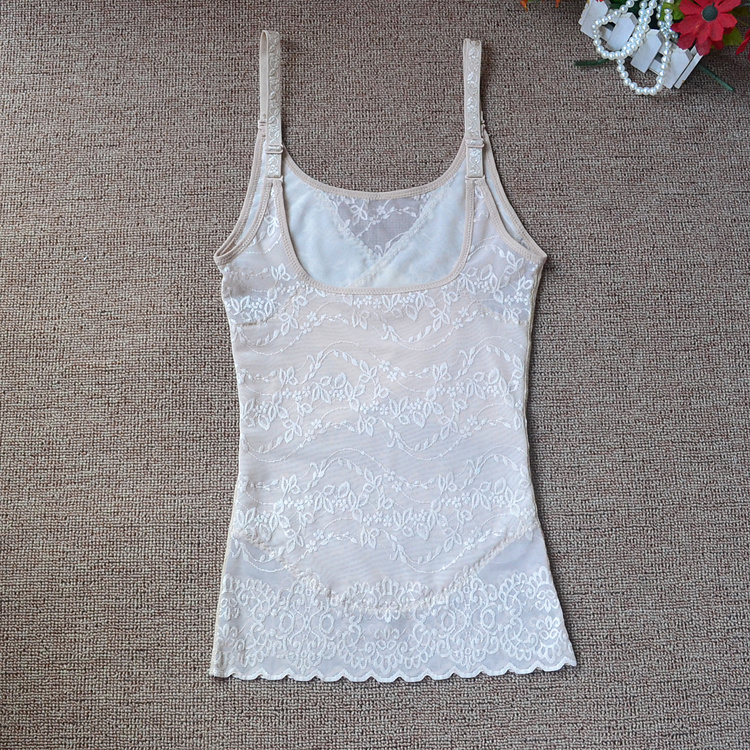 Mùa hè siêu mỏng cơ thể mạnh mẽ điêu khắc vest dây đeo cơ thể định hình đồ lót quần áo giảm béo không có dấu vết nhỏ bụng giảm cân sau sinh gen bụng