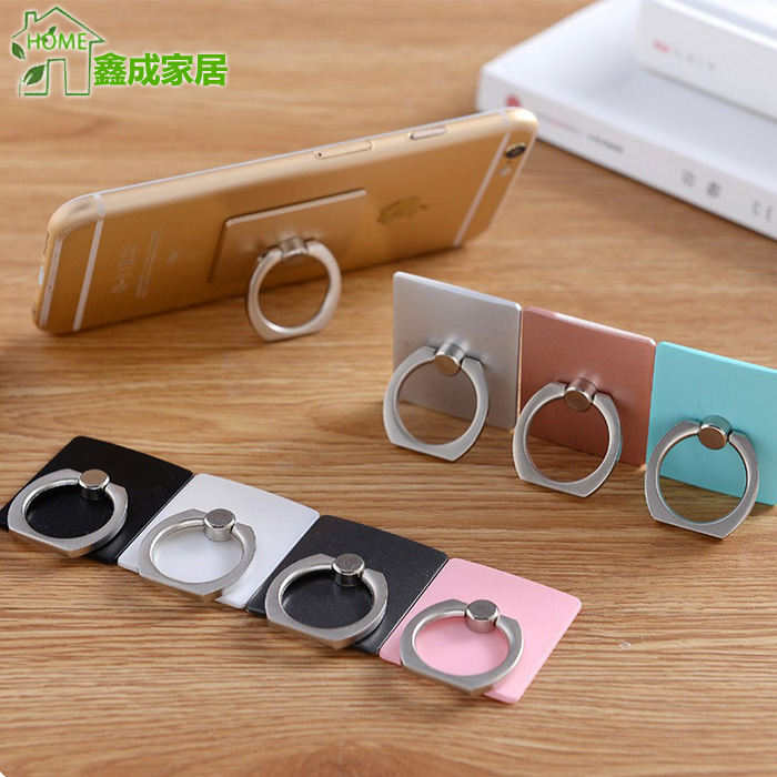 Apple 6plus mobile phone ring buckle bracket male and female universal slob ring buckle adhesive-type flat table top bracket