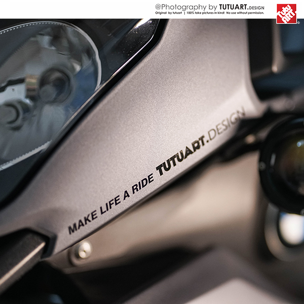 TUTU graphic car S1000XR car lamp eyebrow S1000RR personality text paste decoration decorated with decoration