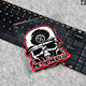 ສະຕິກເກີລົດ TUTU Ghost Rider Skull Cartoon Sticker Off-road Style Reflective Sticker Decorative Car Sticker