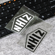 TUTU map car sticker NH12 decorative sticker JDM reflective sticker car personality decal tail warning sticker