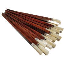 Imported mahogany chopsticks red sour branches ebony solid wood chopsticks without paint and wax single chopsticks household a pair of tableware