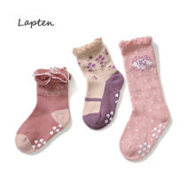 3 Twin Baby Socks Spring Autumn one thousand Anecdox 1-3-5 Year Olds Non-slip Socks Japanese Children Socks in Sox