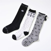 Spring Autumn 3-5-7 Year Old Girl Kindergarten Socks Pure Cotton Midbarrel Socks Girls Play Bottom Socks Student Socks