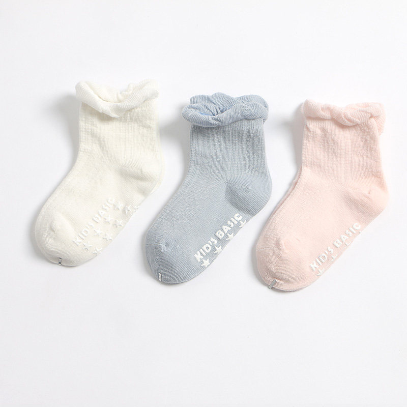 3 Double Loaded Summer Slim Cotton Summer Baby Loose Stockings Socks Stockings No Bonnet Socks Pure Cotton Short Socks Children Socks