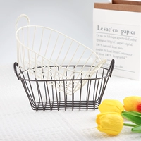 INS Iron Wire Small Basket Desktop Украшения.