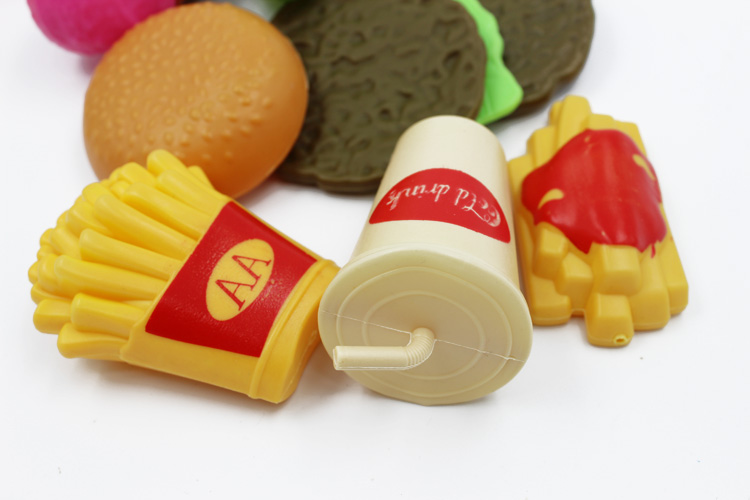 Bé góc trẻ em chơi mô phỏng nhà đồ chơi McDonald hamburger Kem mẫu giáo bộ đồ chơi