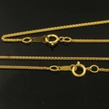 Ожерелье, модная цепочка до ключиц, США, 14 карат, простой и элегантный дизайн