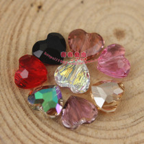 Austrian Crystal 5741-8mm medium hole heart heart love beaded DIY bracelet necklace accessories