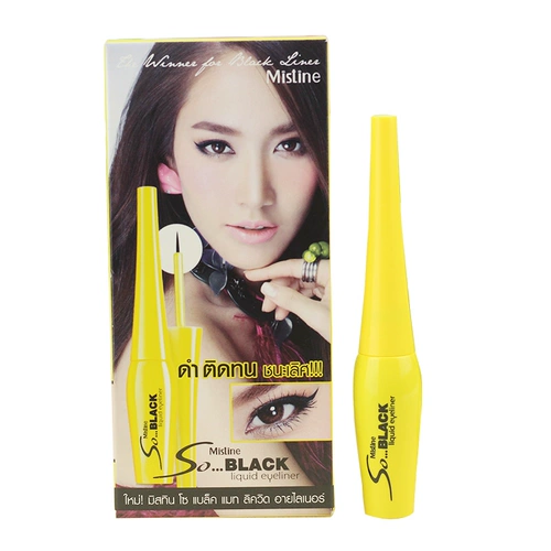 Черно-желтый карандаш для глаз, водостойкий матовый лайнер, Таиланд, не растекается