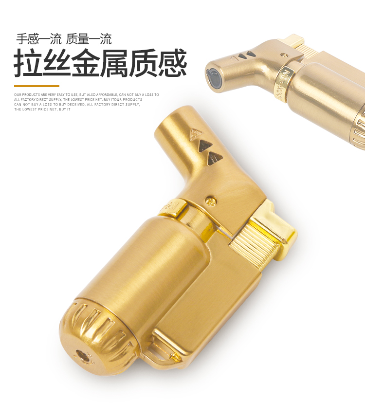 Xì gà nhẹ hơn gió sáng tạo bơm hơi thẳng màu xanh ngọn lửa moxa moxib Fir đánh lửa đặc biệt đánh lửa tạo tác hột quẹt bic