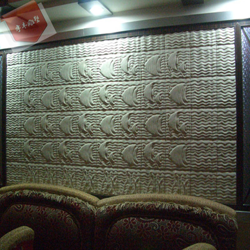 Artificial Sandstone TV Background Wall Solid Wall Brick Sofa Culture Stone Handmade Sandstone Parquet Relief Marine Board