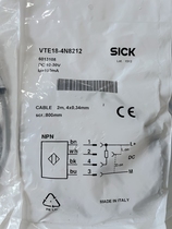 Original German Sick Sick Diffuse Photoelectric Switch VTE18-4N8212 Item No. 6013108