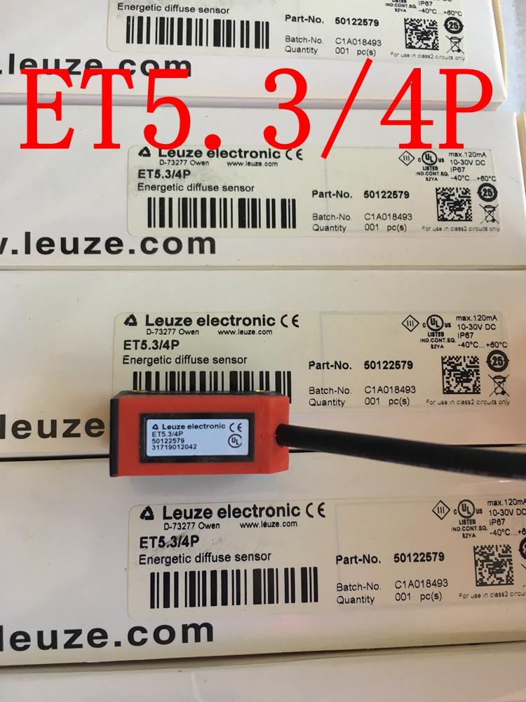LEUZE Optoelectronic switch ET5 3 2N ET5I 3 2N ET5 3 4P ET5I 3 4P