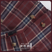 Sakura Family New Year original genuine JK uniform (He Yezhou) jk plaid pleated high waist skirt female spring