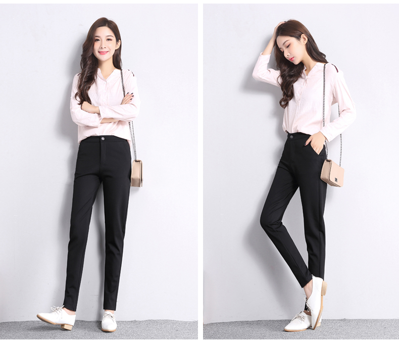 Đặc biệt hàng ngày mùa thu đông cao eo thon quần quần harem lỏng quần cà rốt phiên bản Hàn Quốc của quần ống rộng rộng hoang dã quần jean nữ đẹp
