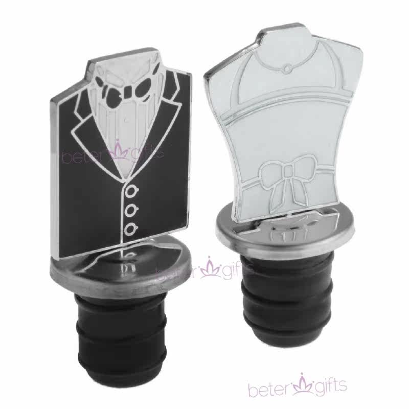 Невеста, жених бутылка стоппер -шестерня для свадебной двери подарок WJ036