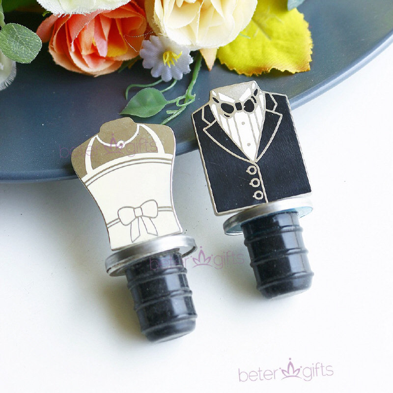 Невеста, жених бутылка стоппер -шестерня для свадебной двери подарок WJ036