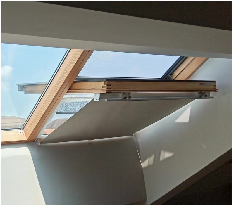 Curtains, Skylights, Sunshades, Sloped Roofs, Lofts, Weianlu and Keris Blackout Roller Blinds, Uv-Resistant