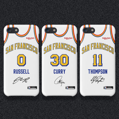 Golden State Warriors retro white iphone78XSMAX XR 6s plus mobile phone case Curry Thompson Russell