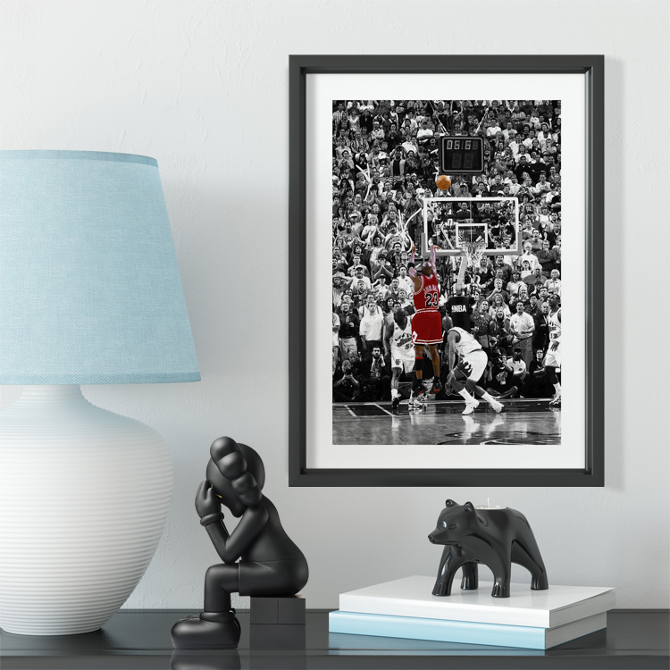 Jordan Last Jedi Kill Jazz Solid Wood Decorative Photo Frame Photo Wall Table Swing Piece Art Hanging Frame Bar Mural-Taobao