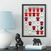 C Luo career number solid wood decorative photo frame photo wall table hanging frame ornaments Real Madrid Ronaldo