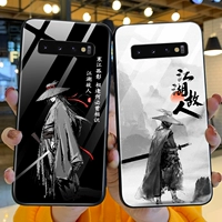 Samsung, Galaxy s10, чехол для телефона, стеклянный Galaxy s10, защитный чехол, силиконовый Galaxy s10, китайский стиль, 10plus, защита при падении