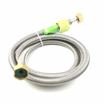 Inlet hose 304 stainless steel water heater hot and cold water inlet pipe High pressure explosion-proof toilet connection pipe 4 points