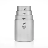 Keith Kaisi Pure Titanium Water Cup Teable Tea Cup с двойной изоляцией защиты горячая вода чашка пивные стаканы