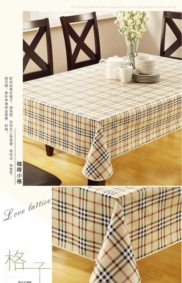 bảng thảm PVC khăn trải bàn cà phê không thấm nước nhựa dùng một lần bàn khăn trải bàn vuông placemat nhiều vườn lĩnh vực chống dầu - Khăn trải bàn vải khăn trải bàn