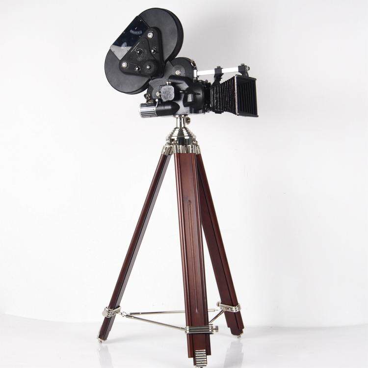 Nostalgia Old Movie Machines German Antique Alle Arriflex16 Mm Film Negatives Camera Solid Wood Tripod