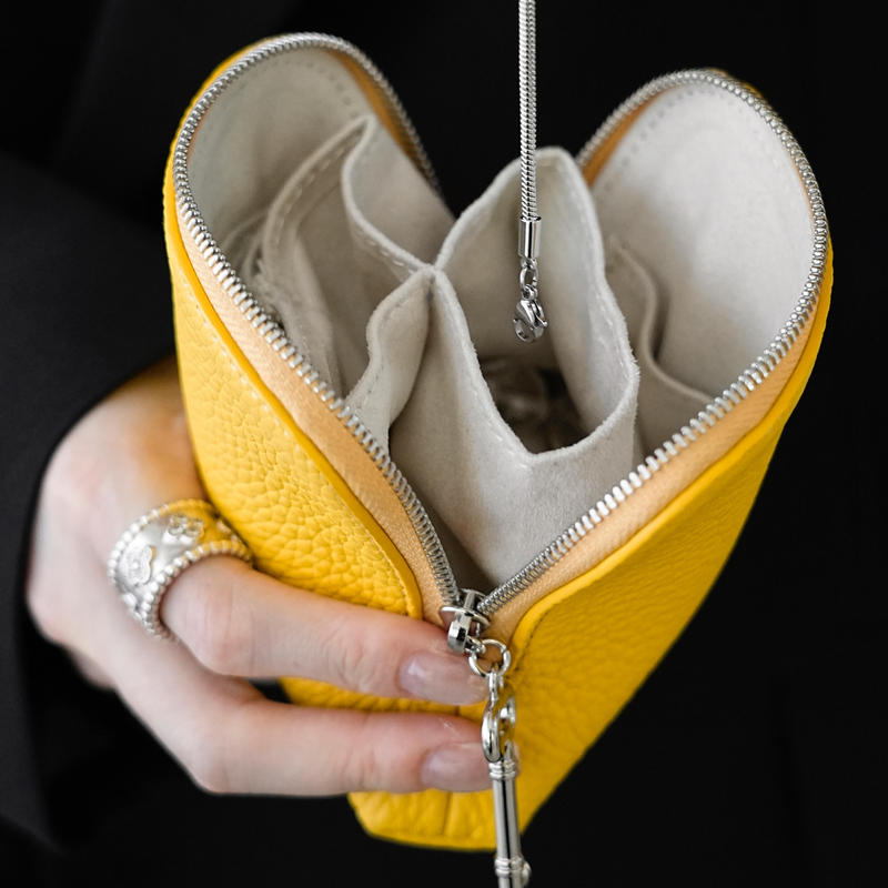 Sixi Handmade·【Pegasus Pouch】First-Layer Cowhide Jewelry Bag, Separate Storage for Jewelry and Collectibles Sixi Handmade·【Pegasus Pouch】First-Layer Cowhide Jewelry Bag, Separate Storage for Jewelry and Collectibles