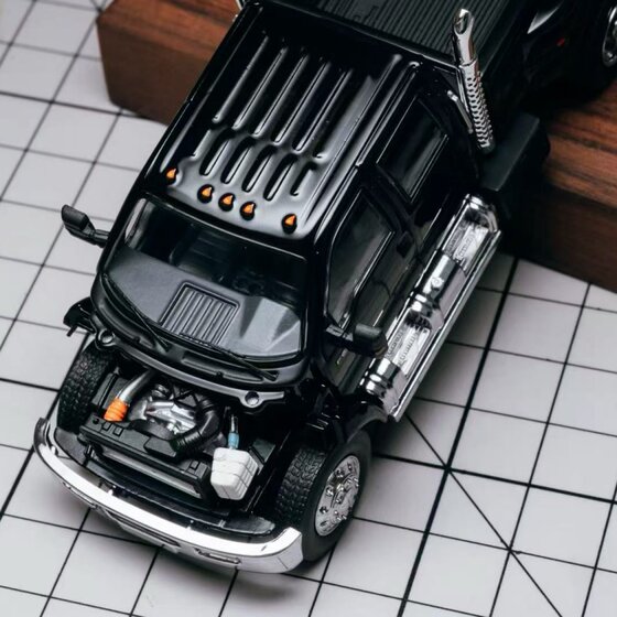 Mk Miniatures 1:64 Ford F650 Super Duty Hec Exhibition Alloy Car Model