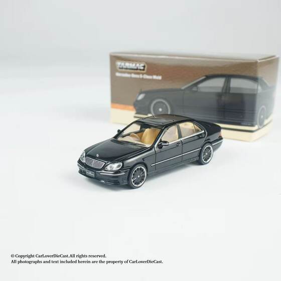 Tarmac Works Tw 1:64 Mercedes-Benz S-Class S500 Wald Black Car Model